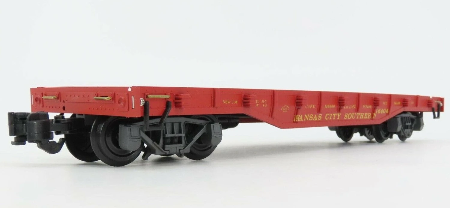 Aristo Craft 46404 G Gauge Flatcar Kansas City Southern KCS - NOS 1 Aristo Craft 46404 G Gauge Flatcar Kansas City Southern KCS - NOS