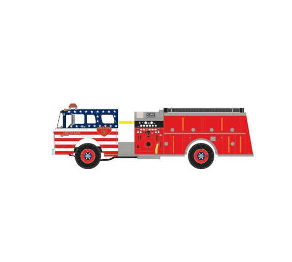 Athearn 10282 N Scale Ford C Canopy Cab Pumper Fire Truck Napa Bicentennial 1 Athearn 10282 N Scale Ford C Canopy Cab Pumper Fire Truck Napa Bicentennial