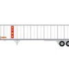 Athearn 13839 N Scale 45' Fruehauf Z-Van Trailer Xtra Lease CFKZ 631019