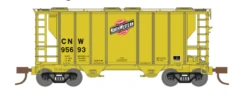Athearn 17246 N Scale PS-2 2600 Covered Hopper Chicago & NorthWestern CNW 95807