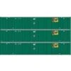 Athearn 17311 N Scale 53' Stoughton Intermodal Container EMP EMHU 3 Pack #2