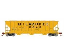 Athearn 27410 N Scale PS 4427 Covered Hopper Milwaukee Road MILW 97602