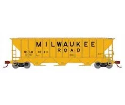 Athearn 27411 N Scale PS 4427 Covered Hopper Milwaukee Road MILW 97611