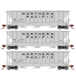 Athearn 27415 N Scale PS 4427 Covered Hopper Northern Pacific NP 3 Pack
