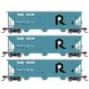 Athearn 27418 N Scale PS 4427 Covered Hopper "The Rock" ROCK 3 Pack