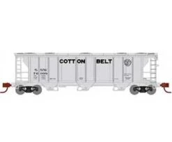 Athearn 28362 N Scale PS-2 2893 Covered Hopper Cotton Belt SSW 76098
