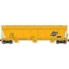 Athearn 8491 N Scale ACF 46003 Bay Covered Hopper C&NW 180053