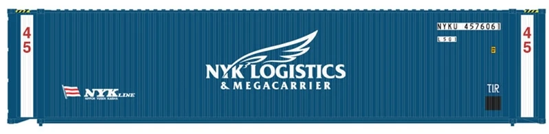 Atlas 50004977 N Scale 45' Intermodal Container 3-Pack NYK Logistics #1 1 Atlas 50004977 N Scale 45' Intermodal Container 3-Pack NYK Logistics #1