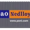 Atlas 50004981 N Scale 45' Intermodal Container 3-Pack P&O Nedlloyd #1