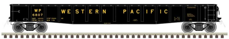 Atlas 50006420 N Scale ACF 70 Ton 52' Gondola Western Pacific WP 6807 1 Atlas 50006420 N Scale ACF 70 Ton 52' Gondola Western Pacific WP 6807