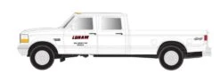 Atlas 60000158 N Scale Ford F-250 And F-350 Pickup Truck Set - LORAM