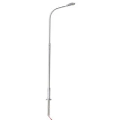 Atlas 70000147 N Scale Silver Single Arm Streetlight With Warm White LED 3 Pack