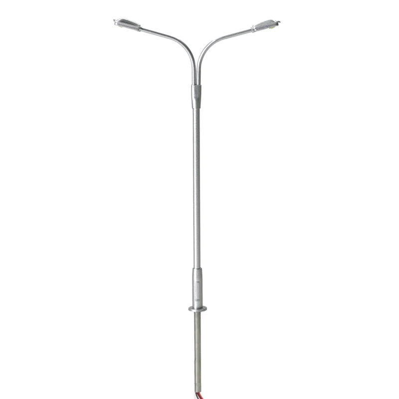 Atlas 70000153 N Scale SilverDouble Arm Streetlight With Warm White LED 3 Pack 1 Atlas 70000153 N Scale SilverDouble Arm Streetlight With Warm White LED 3 Pack