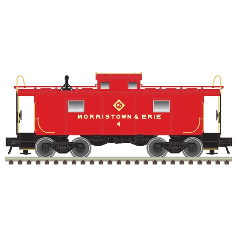 Atlas Master 50006319 N Scale NE-6 Caboose Morristown And Erie ME 4 1 Atlas Master 50006319 N Scale NE-6 Caboose Morristown And Erie ME 4