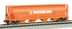 Bachmann 19157 N Scale 4 Bay Covered Hopper Potacan CGLX 893