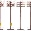 Bachmann 42506 N Scale Telephone Poles