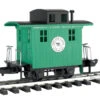 Bachmann 98099 G Gauge Wood Cupola Caboose Short Line Railroad - Green