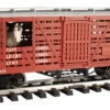 Bachmann 98707 G Gauge 40' Animated Stock Car With Horses Santa Fe ATSF