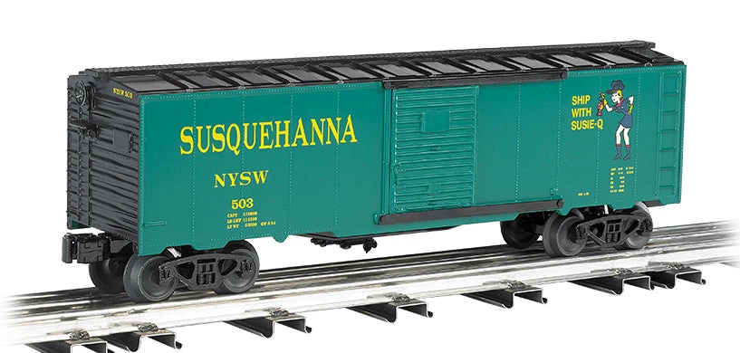 Williams By Bachmann 47079 OGauge 40' Boxcar New York Susquhanna Western NYS&W 1 Williams By Bachmann 47079 OGauge 40' Boxcar New York Susquhanna Western NYS&W