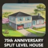 Bachmann Plasticville 45633 O Gauge 75th Anniversary Split Level House Kit