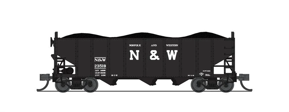BLI (Broadway Limited Imports) 7143 N Scale H2a 3 Bay Hopper Norfolk & Western N&W 2 Pack B 1 BLI (Broadway Limited Imports) 7143 N Scale H2a 3 Bay Hopper Norfolk & Western N&W 2 Pack B