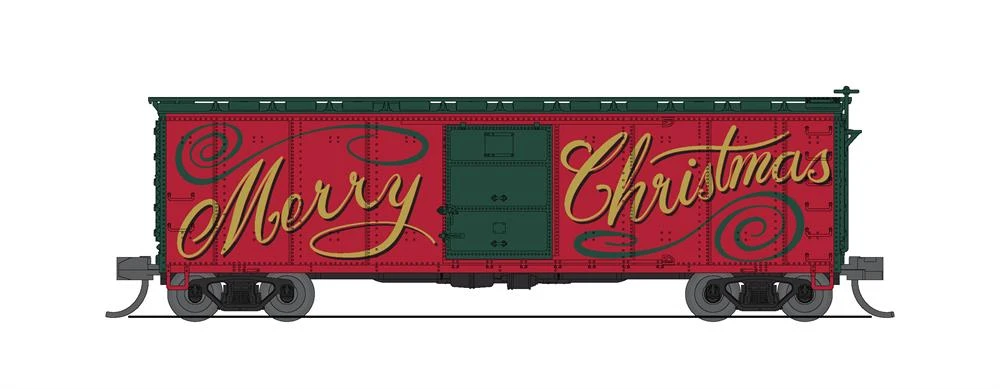BLI (Broadway Limited Imports) 7285 N Scale 40' USRA Boxcar Christmas 2 Pack 1 BLI (Broadway Limited Imports) 7285 N Scale 40' USRA Boxcar Christmas 2 Pack
