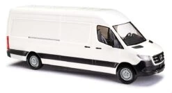 Busch 52600 HO Scale (1:87) White Mercedes-Benz Sprinter High Roof Cargo Van