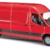 Busch 52601 HO Scale (1:87) Red Mercedes-Benz Sprinter High Roof Cargo Van