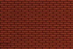 Chooch 8667 HO Or N Flexible Dark Red Small Brick Pavers Sheet 2 Pack