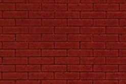 Chooch 8671 HO S Or O Flexible Dark Red Large Brick Pavers Sheet 2 Pack