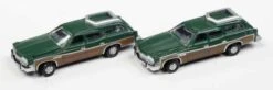 Classic Metal Works 50431 N Scale 1975 Buick Estate Wagon - Verde Mist Green 2 Pack
