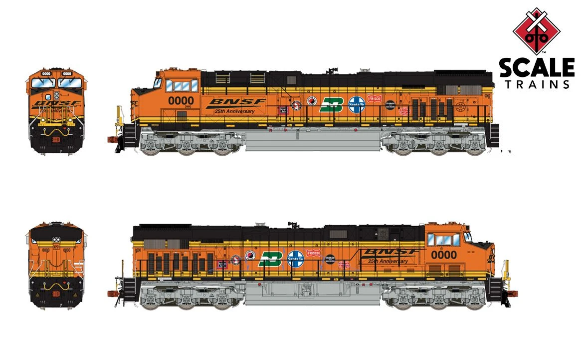 Fox Valley Models 10009 N Scale ES44AC "25th/Heritage III" BNSF 6179 2 Fox Valley Models 10009 N Scale ES44AC "25th/Heritage III" BNSF 6179 - Image 2