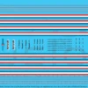 Fusion Scale Graphics AMTK3030-160 N Scale Amtrak Phase III Viewliner Baggage Car Decal Set