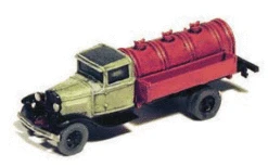 GHQ 56012 N Scale 1930's Fuel Truck Unpainted Metal Kit
