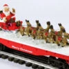 K-Line K661-7401 O Gauge 2000Holiday Flat Car W/ Santa And 8 Tiny Reindeer - NOS