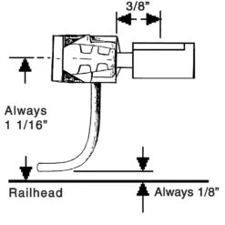 Kadee HO Scale 1835 1 Scale Centerset Couplers With Short Gearboxes -Lione Train Model Shop kadee ho scale 1835 1 scale centerset couplers with short gearboxes 3