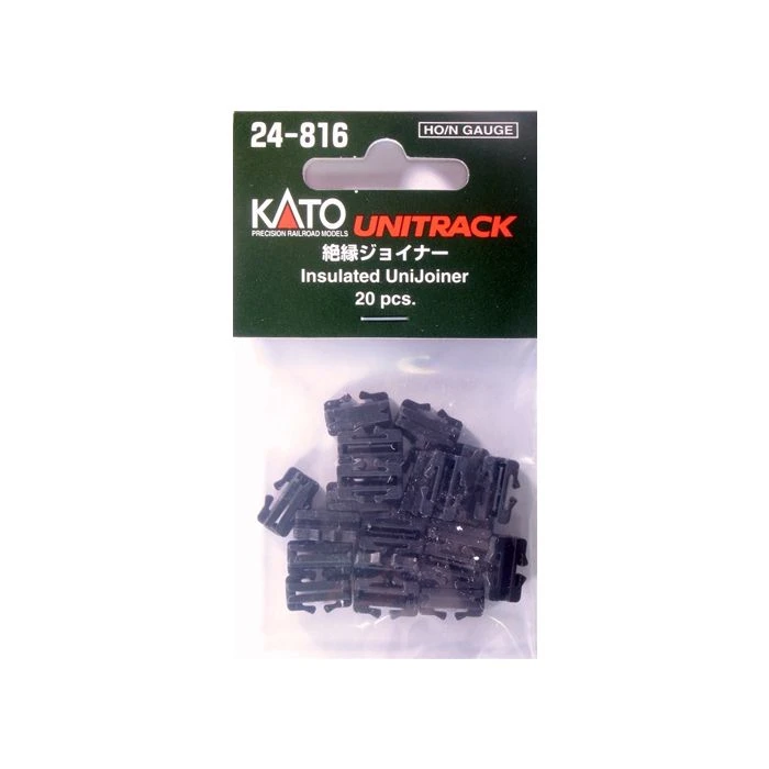 Kato 24816 HO Scale / N Scale UniTrack Insulated UniJoiner (20) 1 Kato 24816 HO Scale / N Scale UniTrack Insulated UniJoiner (20)