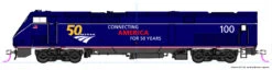 Kato 176-6035DCC N Scale GE P42 Genesis Amtrak Midnight Blue 50th Anniversary 100 With DCC