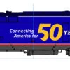 Kato 176-6037 N Scale GE P42 Genesis Amtrak Phase VI 50th Anniversary 108