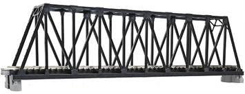 Kato 20434 N Scale UniTrack 248mm 9-3/4" Truss Bridge, Black 1 Kato 20434 N Scale UniTrack 248mm 9-3/4" Truss Bridge, Black