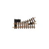 LGB 12150 G Gauge Track Left Hand Electric Turnout (330mm Straight 30 Degree R1 Curve)