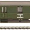Liliput L383803 HO Scale MailPassenger Car Deutsche Reichsbhan DR 5180 - NOS