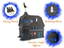 Lionel 1929170 O Gauge Halloween Haunted House (Plug-Expand-Play) -Lione Train Model Shop lionel 1929170 o gauge halloween haunted house plug expand play4 1
