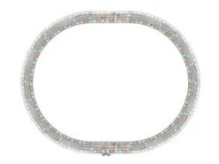 Lionel 2025080 O Gauge Lighted FasTrack 40"x50" Oval Track Pack