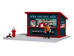 Lionel 2029240 O Gauge Fake News Stand With Animation And Lights