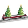 Lionel 2128060 O Gauge Christmas Tree Flatcar
