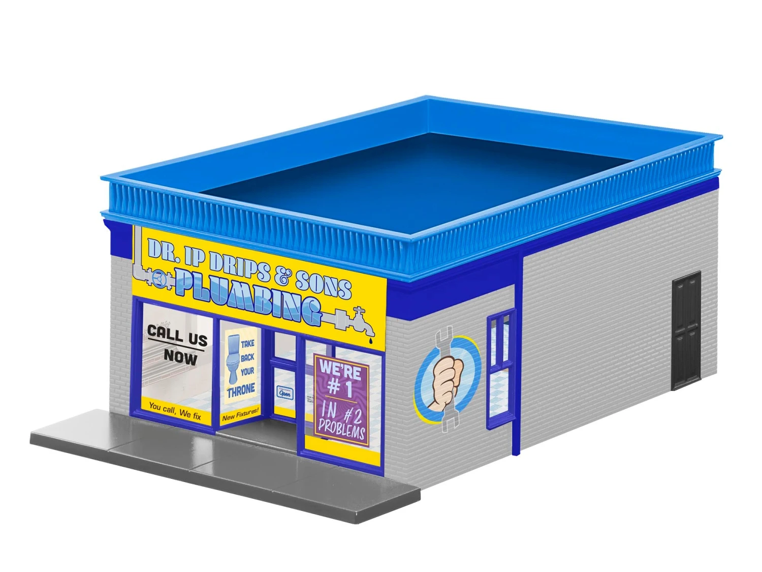 Lionel 2129140 O Gauge Building Dr. IP Drips & Sons Plumbing (Plug - Expand - Play) 1 Lionel 2129140 O Gauge Building Dr. IP Drips & Sons Plumbing (Plug - Expand - Play)