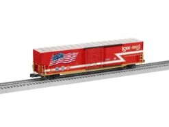 Lionel 2226820 O Scale Illuminated Flag Boxcar CSX Fire