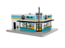Lionel 2229180 O Gauge HOLY COWDonuts & Coffee Shop (Plug-Expand-Play)