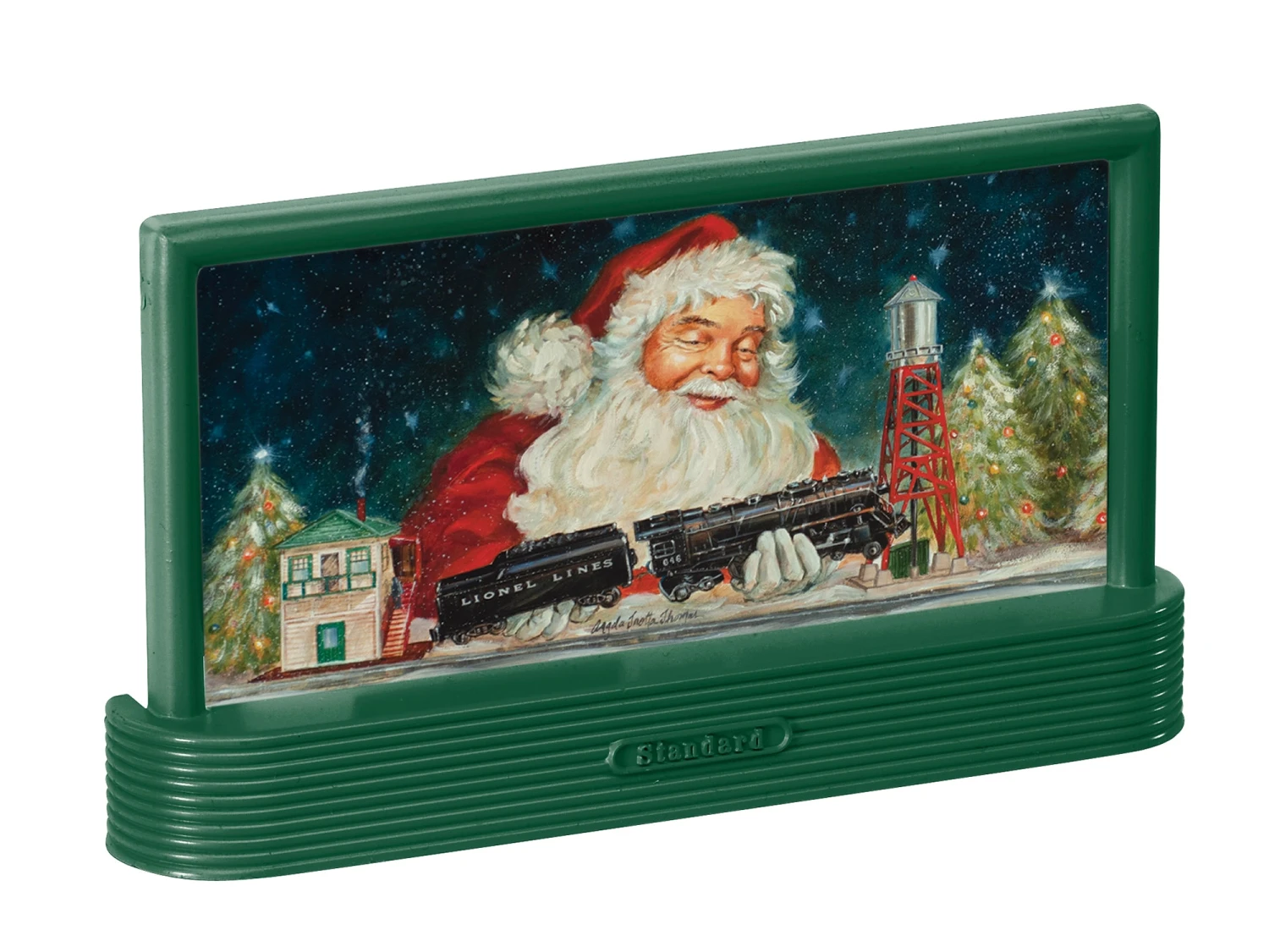 Lionel 2230150 O Gauge Angela Trotta Thomas Christmas Billboard Set 1 Lionel 2230150 O Gauge Angela Trotta Thomas Christmas Billboard Set